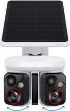 X1 Pro Dual-Tracking Solar Security Camera Outdoor Wireless, Dual 3K AI Cameras,