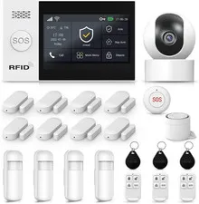 Alarm System for Home Security with Camera, Wireless Security System with 4.3’ W