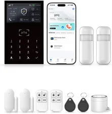 2026 Home Alarm System,120Db Alarm System with Wifi+Gsm/4G & Real-Time APP Alert