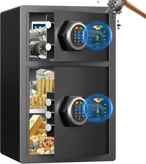 5.0 Cu Ft Fireproof Waterproof Safe Box, Anti-Theft Home Security Safe with Digi