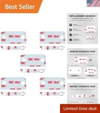 Quick Peel-and-Stick Installation - 10-Pack Adhesive for Ring Alarm Sensors