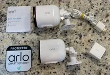 ARLO Pro 6th Gen 2K Security Cameras, Solar Charging Panels & Hardware
