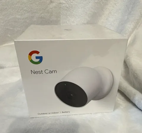 Google Nest Cam 1080p Wi-Fi Battery Indoor/Outdoor Night Vision Camera White