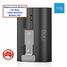 RING-HD Video Doorbell 2 & Spotlight Cam Replacement / Spare Battery -FREE POST 