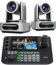PTZ Camera and Controller Bundle/Kits - 30X Optical Zoom AI NDI PTZ Camera(2Pcs)