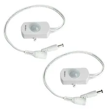 2 Pack BS010WL PIR Motion Activated Sensor Switch,DC 12V~30V 3A Occupancy Sen...