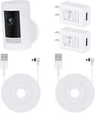 2Pack Power Adapter for Stick up Cam Battery(3Rd Gen), with 30Ft/9M Weatherproof