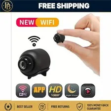 1080p Mini Security Camera Wi-Fi Night Vision Motion Detection