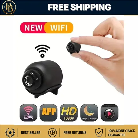 1080p Mini Security Camera Wi-Fi Night Vision Motion Detection