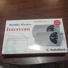 Radio Shack 900MHz Wireless Intercom System 43-3102 One Pair Expandable System