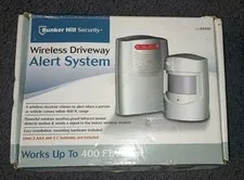 Bunker Hill Security Wireless Driveway Alert System New Range 400 Ft. Infrared 