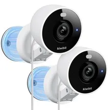 Kiwibit 2K Security Camera Indoor/Outdoor, Magnetic Wired Cameras for Home Se...
