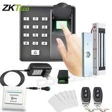 Door Access Control System Biometric Fingerprint zkteco, Magnetic Lock, 2 Remote
