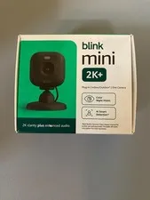 Blink Mini 2K+ Indoor Outdoor Plug-In Security Camera - Brand New