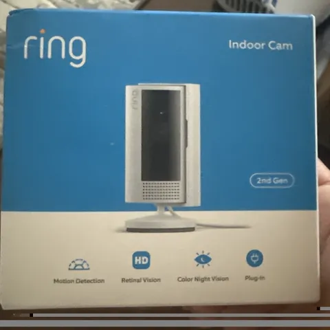 Ring Indoor Cam 2nd Gen Wi-Fi, 1080p FHD, White