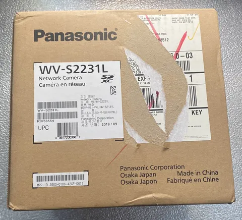 Panasonic WV-S2231L Network Security Camera NEW OPEN BOX