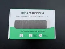 BRAND NEW BLINK Outdoor 4 (4th Gen) 5-Camera Security System w/ Sync Module Core