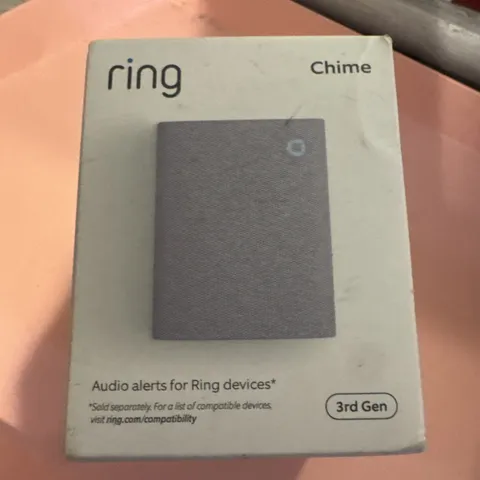 Ring Chime 3rd Gen Indoor Plug-In Doorbell Chime Ring’s Latest Release NIBSEALED