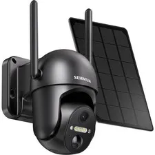 Wireless Outdoor Security Camera 2K Color Night Vision Motion Detection