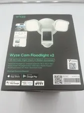 Wyze Cam Floodlight V2 Motion-Activated 2K HD Color Night Vision Camera