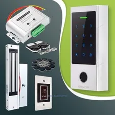 HOMSECUR Weatherproof IP66 APP WIFI Fingerprint PIN Access Control Touch Keypad