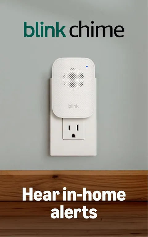 Blink Chime (Newest Model) — Real-Time, Audible Alerts You Can Hear Anywhere in