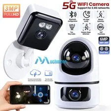 2K Dual-Band WiFi Smart Security Camera Home Surveillance Audio Cam Night Vision