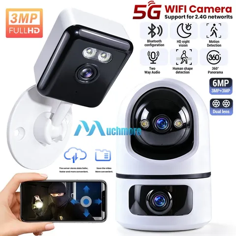 2K Dual-Band WiFi Smart Security Camera Home Surveillance Audio Cam Night Vision