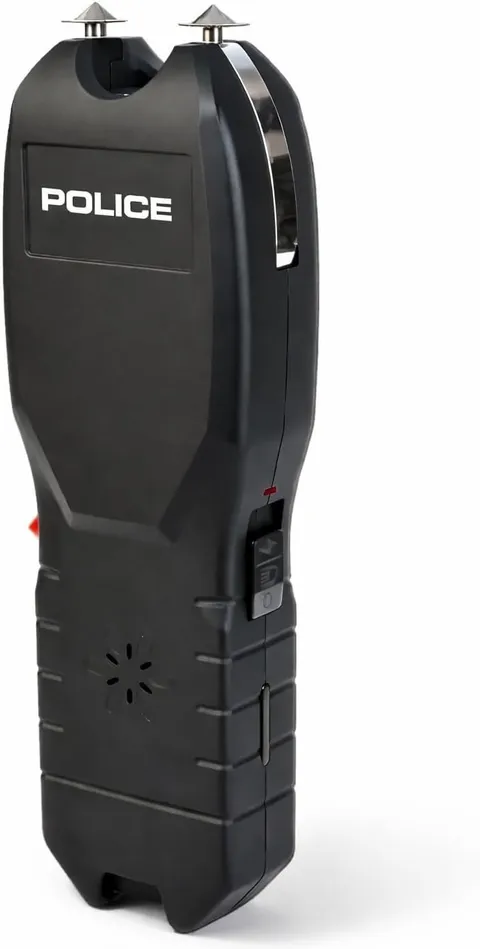 POLICE Stun Gun 2101 Rechargeable with LED Flashlight Siren Alarm