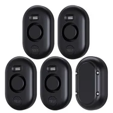 5 Pack WD60 Water Leak Detectors for Home, 100dB Water Sensor Alarm for Basem...