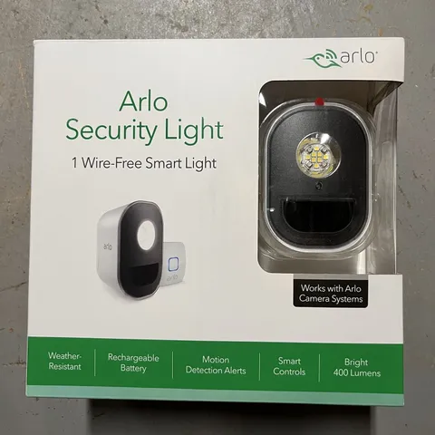 Arlo Security Light System with 1 Wire-Free Smart Light ALS1101 New Offer!