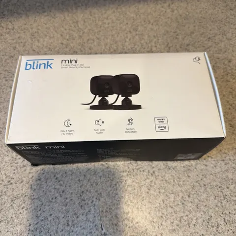 Blink Mini 2 Indoor Plug-In High Definition Smart Security Camera Factory Sealed