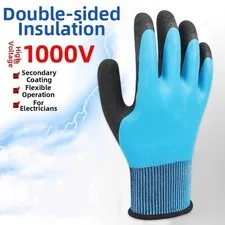 Electrician Gloves Prolonged Wear Comfort Natural Rubber Material Worker Safety