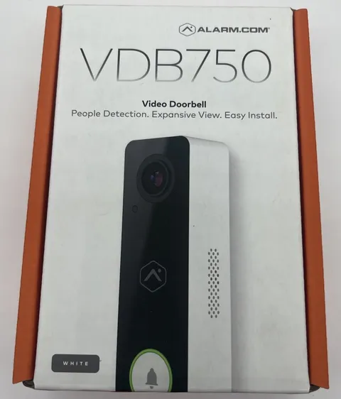 Alarm.com ADC-VDB750 WiFi 2MP Video Doorbell Camera w/ Two-Way Audio Open Box