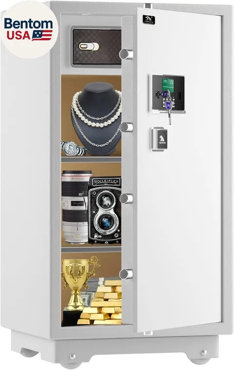 【US STOCK】 7.2 Cubic Feet Extra Large Heavy Duty Safe Box, Home Safe with Double