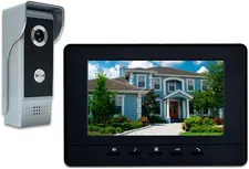Wired Video Intercom System 7 Inch HD Camera Night Vision Waterproof for Villa