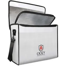 Thermal Insulated XL Fireproof Bag - Ultimate Protection for Documents & Devices