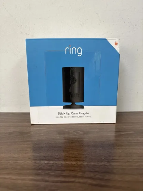 Ring Stick Up Cam Indoor Outdoor 1080p Wi-Fi Plug-In Security Camera