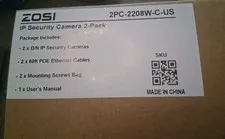 ZOSI 2PC  -22008W-C-us