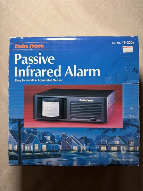 Safe Home RadioShack Passive Infrared Home BurglarAlarm 49-320B BRAND NEW IN BOX