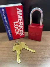 American Lock Safety Series Padlock A1106RED KD