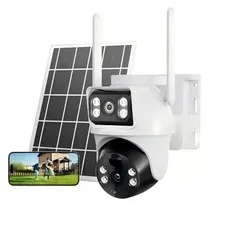 4G LTE Cellular Security Camera, Wireless Solar Powered No WiFi Needed Outdoor C