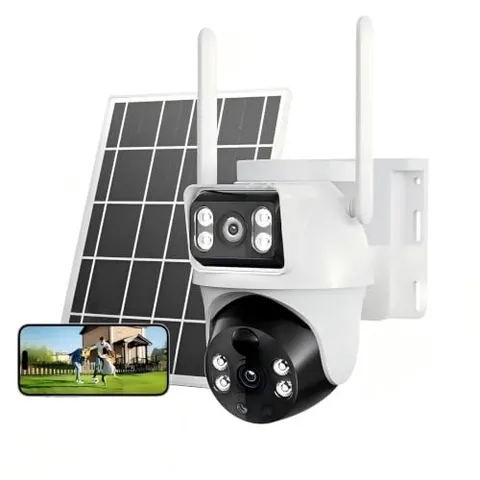 4G LTE Cellular Security Camera, Wireless Solar Powered No WiFi Needed Outdoor C