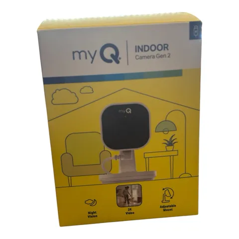 myQ Camera Gen 2 Indoor Surveillance 2K Night Vision Motion Detection Wi-Fi