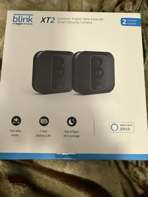 Blink XT2 1080p Smart  Home Security -  3 Camera System - Black Open Box