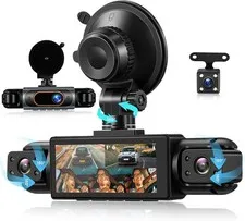 Mejor Camara De Seguridad FHD 1080P Para Carros De 360° Cámara De 4 Canales