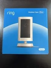 NEW Ring Outdoor Cam Plus (newest model) Plug-In, 2K Video and Ring night Vision