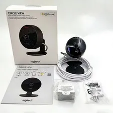 Logitech Circle View Wired Weatherproof Home Indoor Outdoor Security Camera