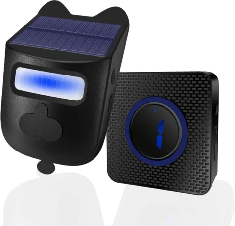 Solar Wireless Driveway Alarm Outdoor Weatherproof Motion Sensor Alert System