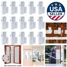 Compact 90 dB Door Window Alarm Set - 15 Pack for Effective Intruder Deterrence